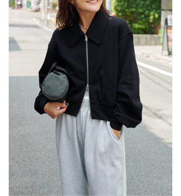 OUTDOOR PRODUCTS Usual Things「アゼニットライクフルジップカーデ」|カーディガン|ブラック