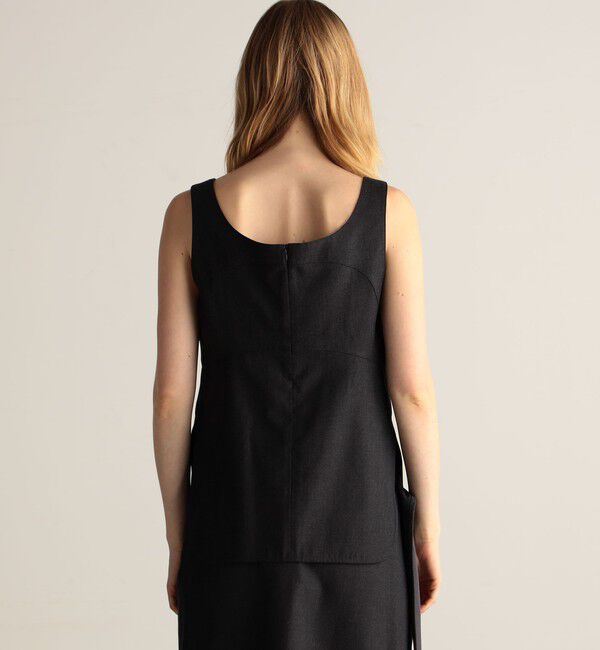 BACCA「ウールレーヨンツイル キャミソールトップ」|シャツ・ブラウス|