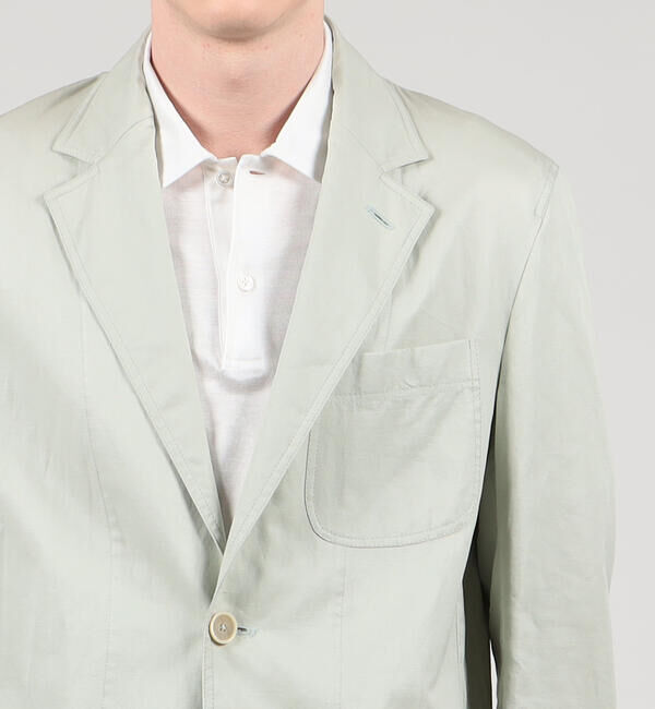 TOMORROWLAND BUYING WEAR「CARUSO コットンリネン シングルブレステッド2Bジャケット」|テーラードジャケット|
