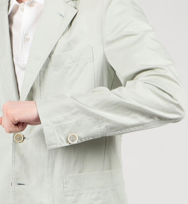 TOMORROWLAND BUYING WEAR「CARUSO コットンリネン シングルブレステッド2Bジャケット」|テーラードジャケット|