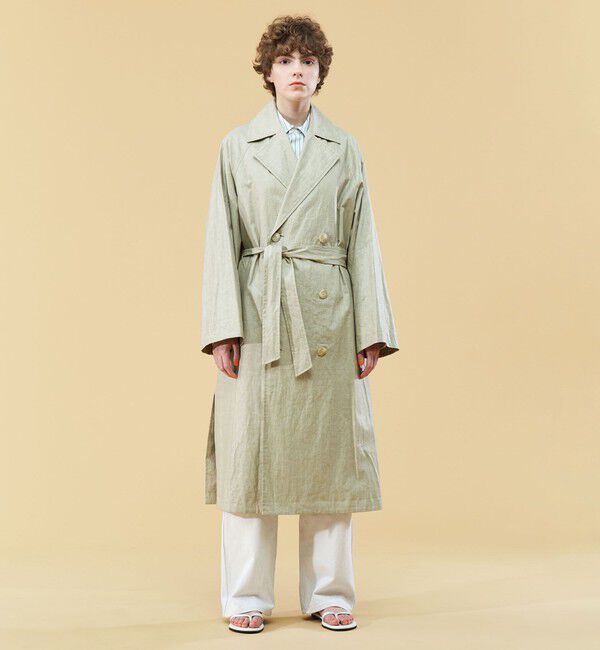 GALERIE VIE「チンツリネン トレンチコート」|トレンチコート|