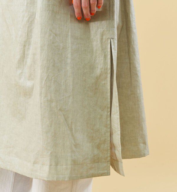 GALERIE VIE「チンツリネン トレンチコート」|トレンチコート|