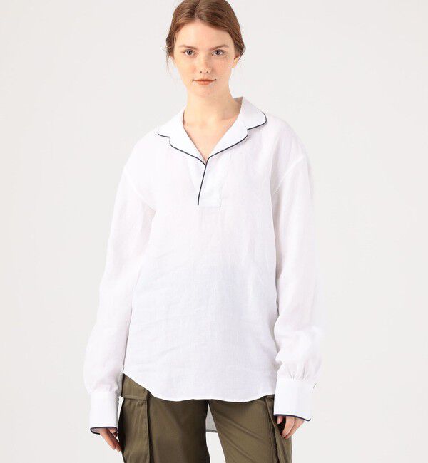 TOMORROWLAND BUYING WEAR「BOURRIENNE CREPUSCULE リネンシャツ」|シャツ・ブラウス|