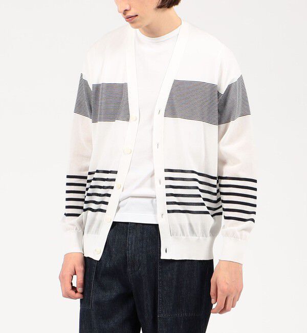 TOMORROWLAND MENS「TOMORROWLAND TRICOT コットンナイロン Vネックカーディガン」|カーディガン|