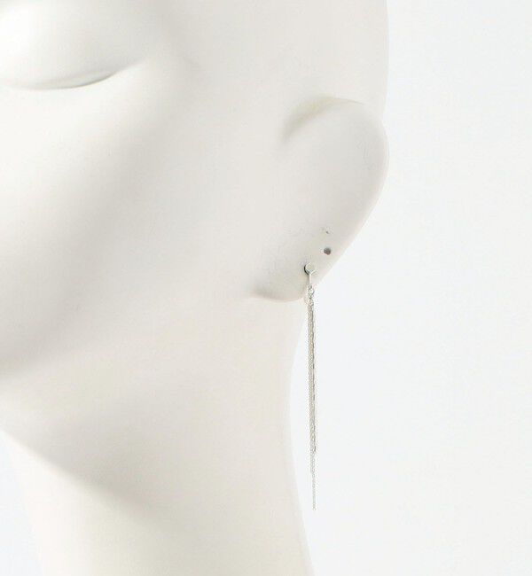 TOMORROWLAND GOODS「sumikaneko snake chain シルバー イヤリング」|イヤリング|