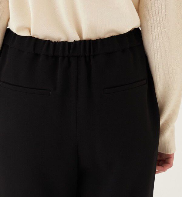 GALERIE VIE「トリアセテートポリエステルダブルクロス テーパードパンツ」|その他|
