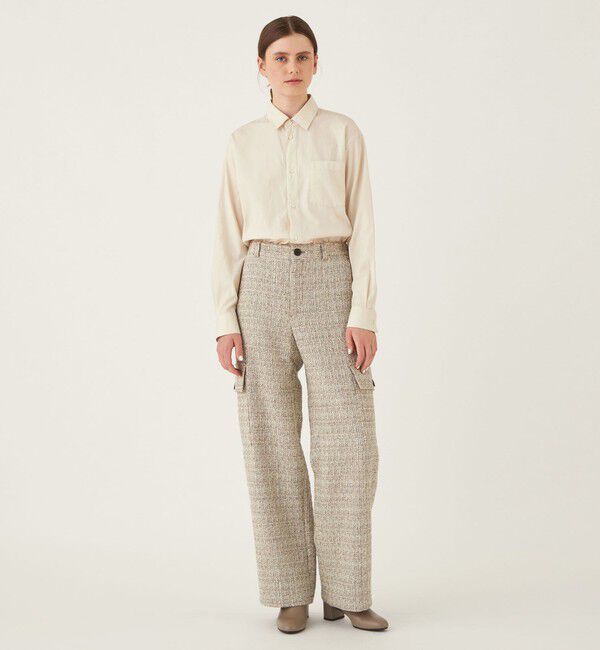 GALERIE VIE「ノンミュールツイード カーゴパンツ」|カーゴ|