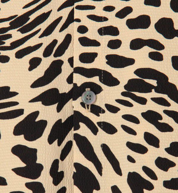 MACPHEE「レオパードプリント ペプラムブラウス」|シャツ・ブラウス|