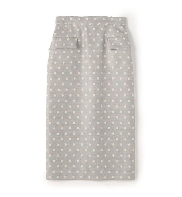 TOMORROWLAND collection「サキソニードットジャカード タイトストレートスカート」|タイト|14 グレー系