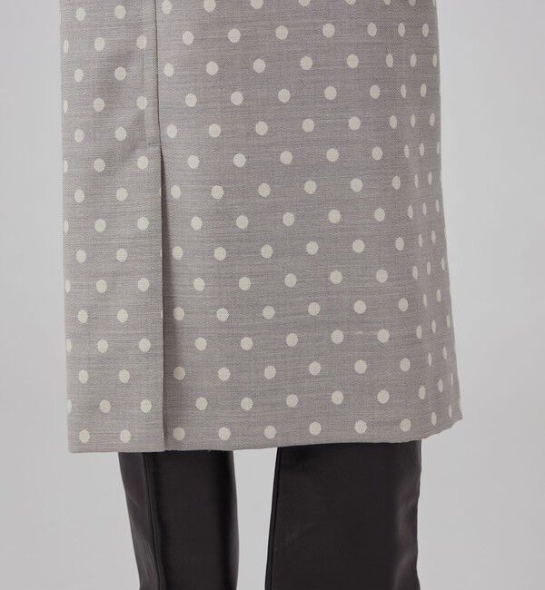 TOMORROWLAND collection「サキソニードットジャカード タイトストレートスカート」|タイト|