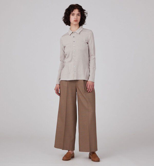 MACPHEE「ドライリブ ポロカラープルオーバー」|Tシャツ・カットソー|