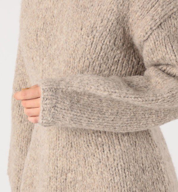 TOMORROWLAND GOODS「Lauren Manoogian HANDKNIT PEPLUM プルオーバーニット」|ニット・セーター|