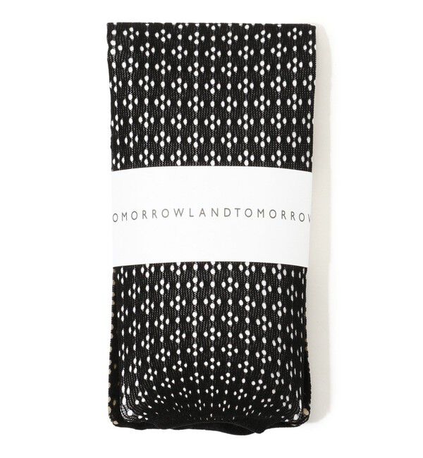 TOMORROWLAND GOODS「TOMORROWLAND DOT レースストッキング」|タイツ・ストッキング|19 ブラック