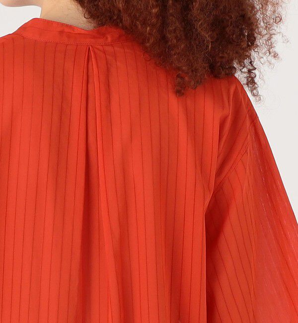 MACPHEE「ドビーストライプ チュニックブラウス」|シャツ・ブラウス|