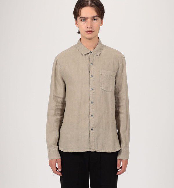 JAMES PERSE「ライトウェイトリネン スタンダードシャツ MKO3652」|シャツ・ブラウス|