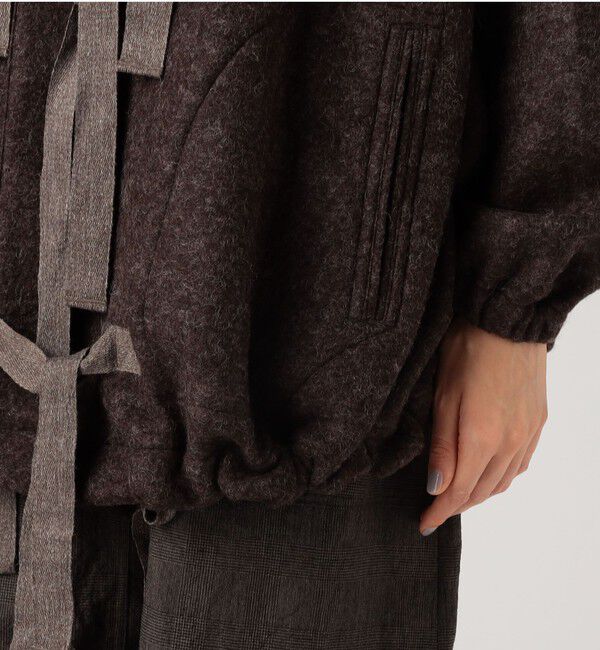 TOMORROWLAND GOODS「HAVERSACK ウールナイロン ポンチョ」|ポンチョ・ケープ|