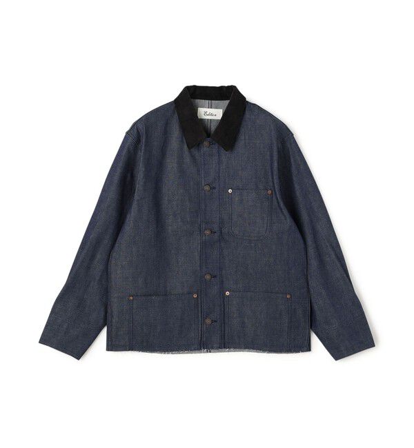 Edition「カットオフ デニムカバーオール」|デニムジャケット|65 ブルー