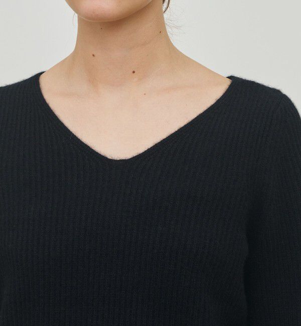 DES PRES「ベビーカシミヤ Vネックプルオーバー」|ニット・セーター|