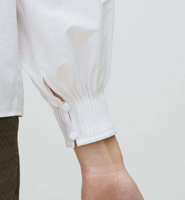 TOMORROWLAND collection「【WEB先行予約】ストレッチブロード ドルマンパフブラウス」|シャツ・ブラウス|