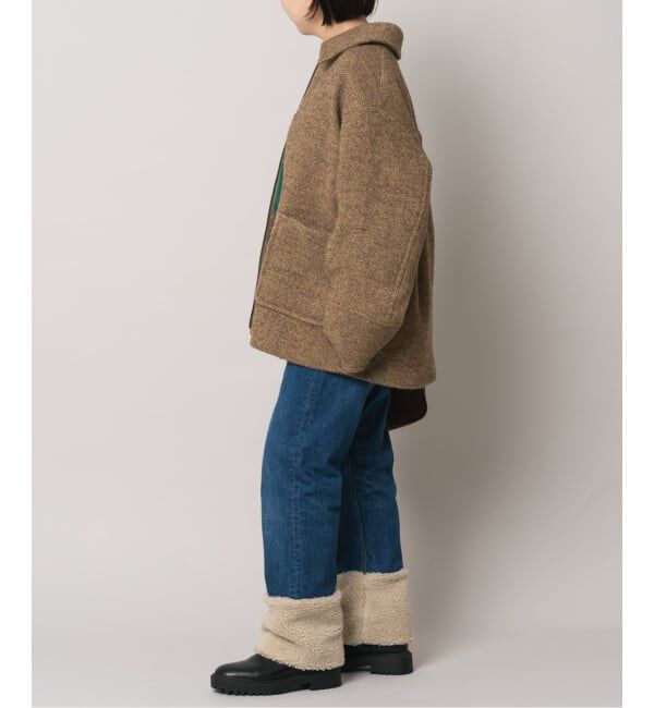  「ボアデニムパンツ」|デニム|