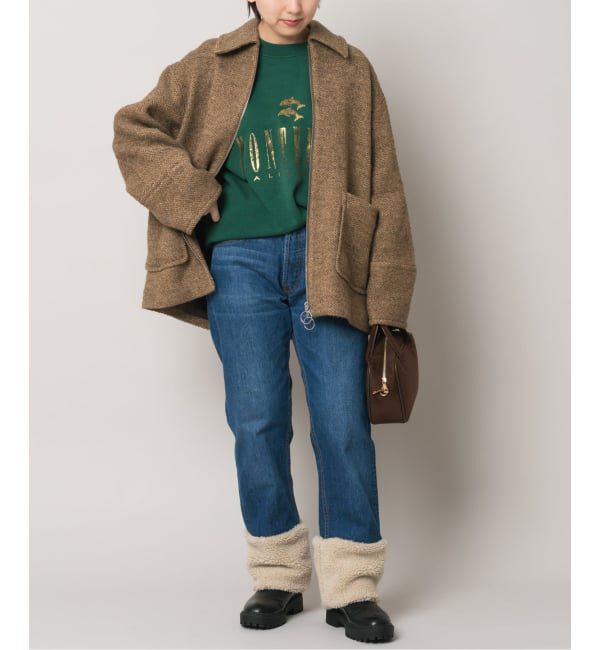  「ボアデニムパンツ」|デニム|