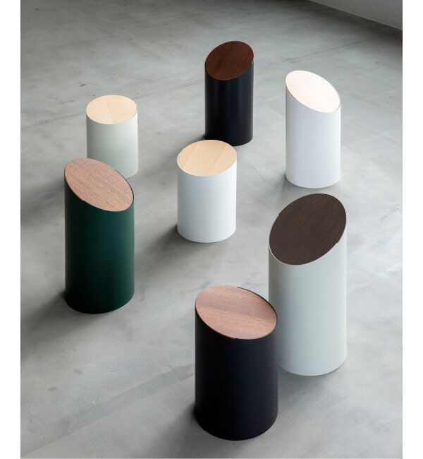 journal standard Furniture「【MOHEIM/モヘイム】 SWING BIN スイングビン M 蓋つき ゴミ箱 木目 蓋」|ダストボックス|