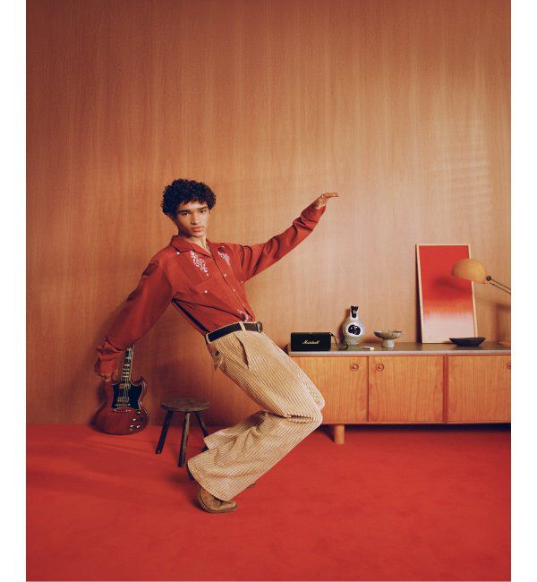 journal standard Furniture「★【Marshall/マーシャル】MIDDLETON BLACK AND BRASS ミドルトン スピーカー」|電化製品|