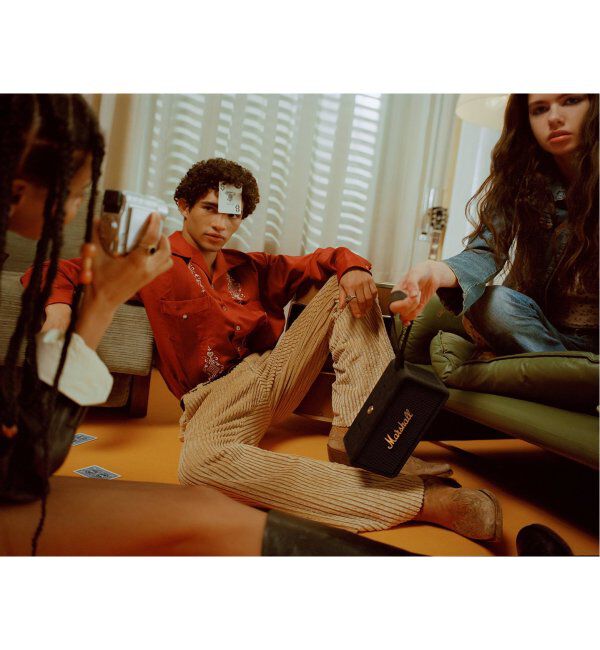 journal standard Furniture「★【Marshall/マーシャル】MIDDLETON BLACK AND BRASS ミドルトン スピーカー」|電化製品|