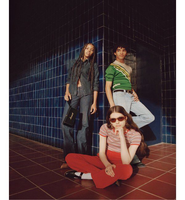 journal standard Furniture「★【Marshall/マーシャル】MIDDLETON BLACK AND BRASS ミドルトン スピーカー」|電化製品|