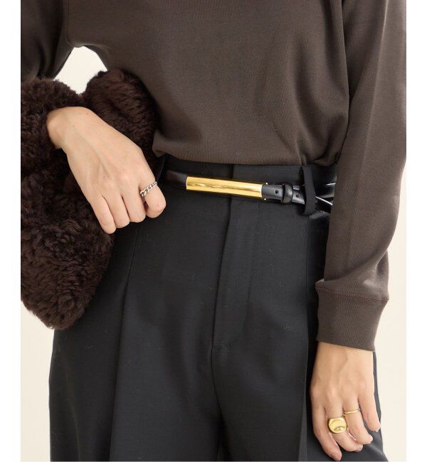 Plage「《追加》ATELIER AMBOISE / アトリエ アンボワーズ 別注 TUBE ベルト」|ベルト|ブラック