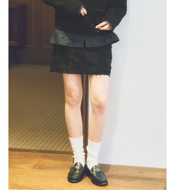 Plage「musique mini スカート」|スカート|ブラック