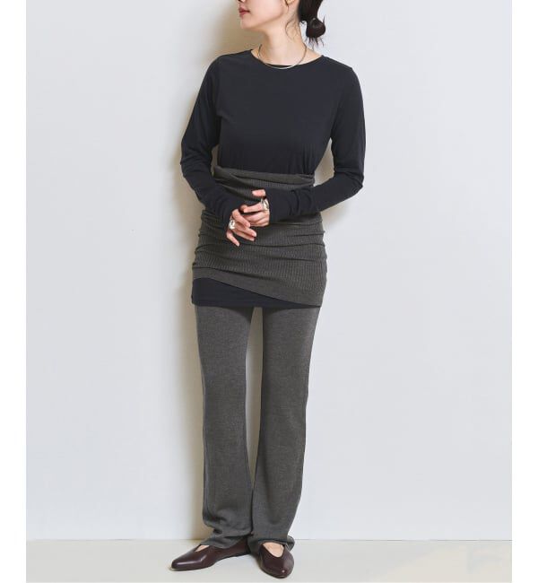 Plage「《WEB限定追加予約》18G スムース パンツ 2」|その他|
