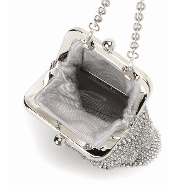 IENA LA BOUCLE「【Whiting&Davis】Kyra Petite Ruffle Clutch バッグ」|その他|