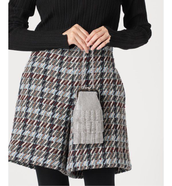 IENA LA BOUCLE「【Whiting&Davis】Kyra Petite Ruffle Clutch バッグ」|その他|