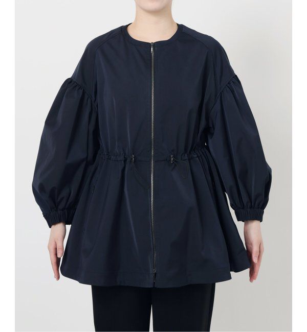 VERMEIL par iena「ノーカラーギャザーZIPブルゾン」|その他|