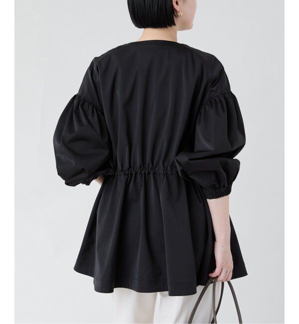 VERMEIL par iena「ノーカラーギャザーZIPブルゾン」|その他|