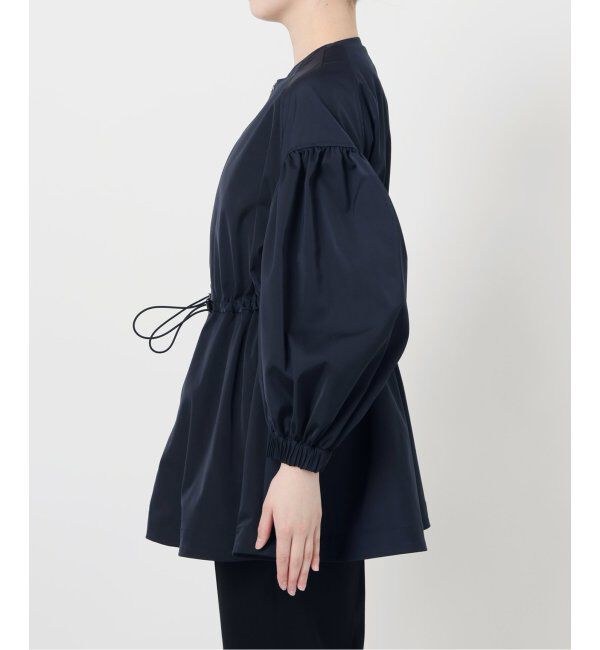 VERMEIL par iena「ノーカラーギャザーZIPブルゾン」|その他|