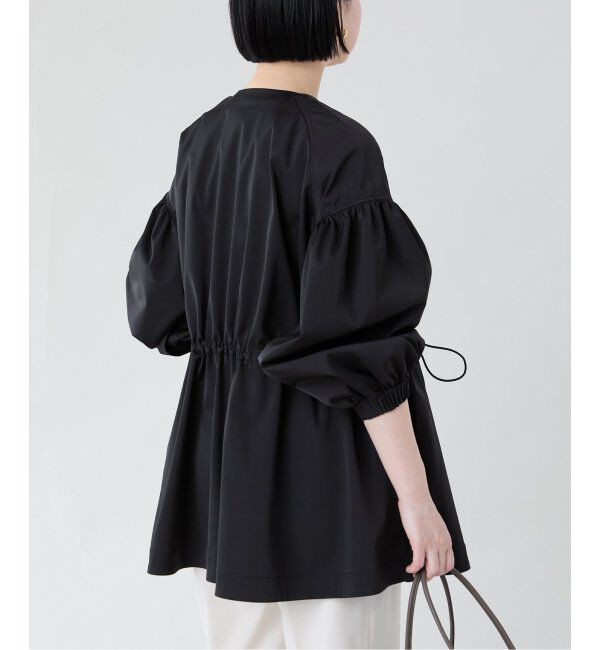 VERMEIL par iena「ノーカラーギャザーZIPブルゾン」|その他|