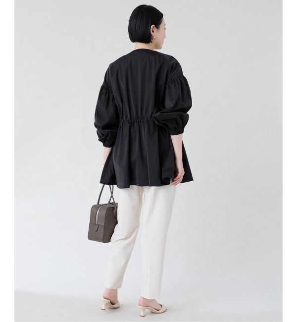 VERMEIL par iena「ノーカラーギャザーZIPブルゾン」|その他|