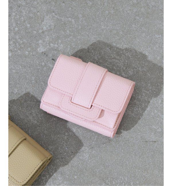 SLOBE IENA「《WEB限定/追加》tov/トーヴ SLOBE別注 ミニウォレット」|財布|ピンク