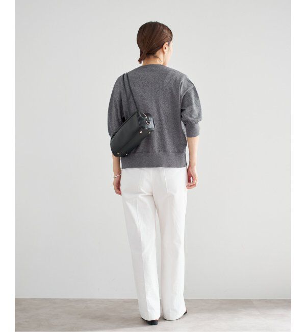 IENA「《追加3》LEVITAクルーカーディガン」|カーディガン|