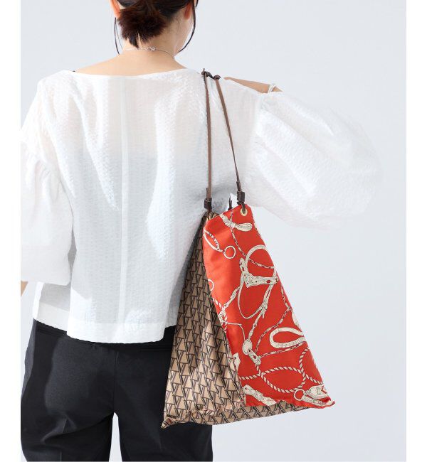 VERMEIL par iena「《追加2》manipuri マニプリ Bag 別注Verロゴxネイティブビット」|トートバッグ|