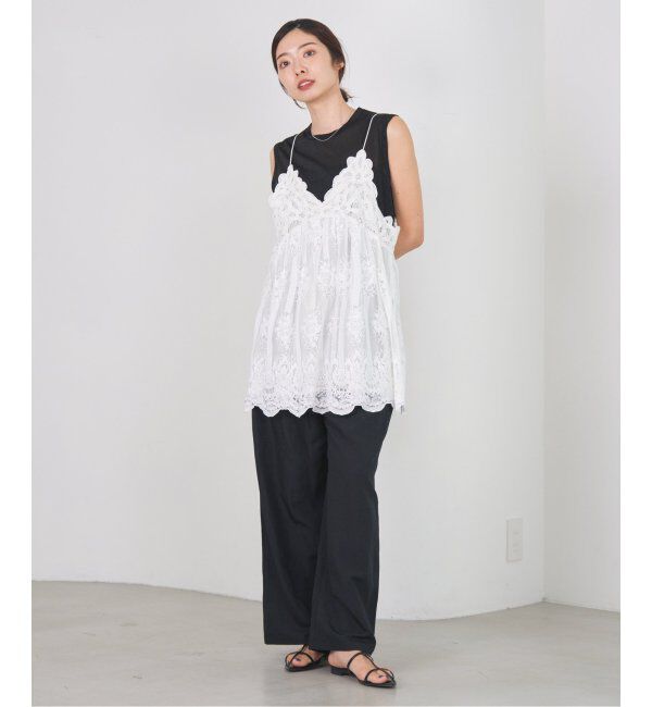 IENA「アンティークチュールバテンキャミ」|シャツ・ブラウス|