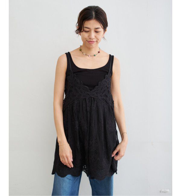 IENA「アンティークチュールバテンキャミ」|シャツ・ブラウス|