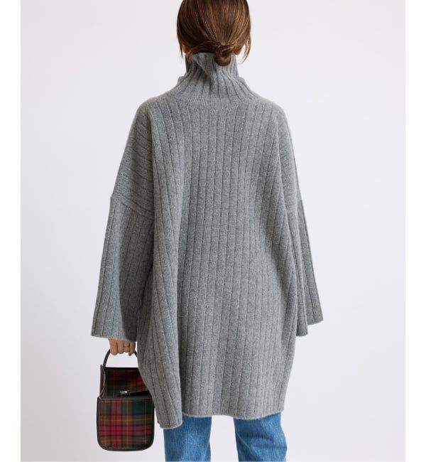 IENA「ワイドリブBIGプルオーバー」|ニット・セーター|