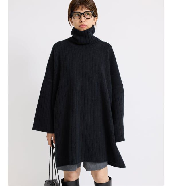 IENA「ワイドリブBIGプルオーバー」|ニット・セーター|