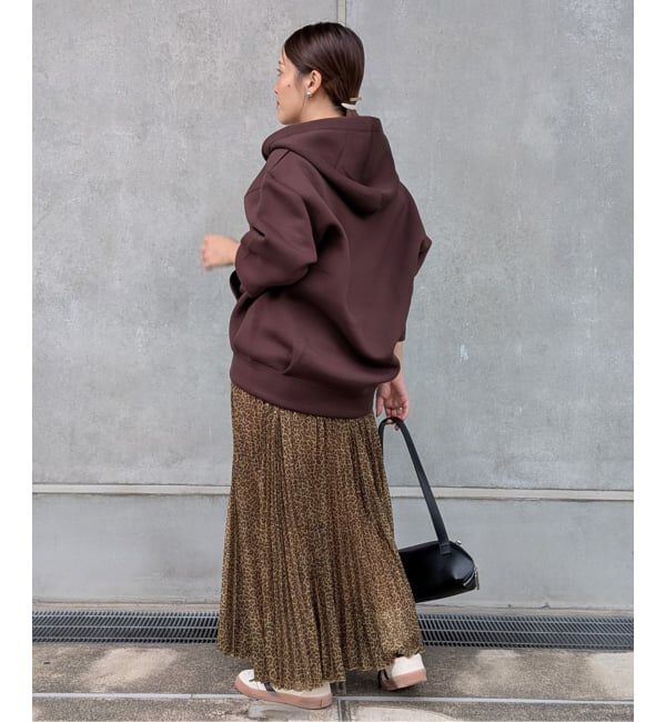 SLOBE IENA「レオパードプリーツスカート」|スカート|