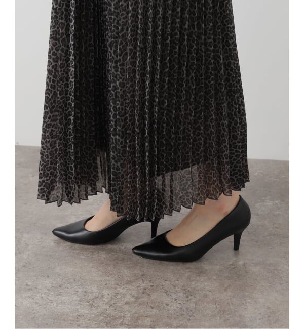 SLOBE IENA「レオパードプリーツスカート」|スカート|