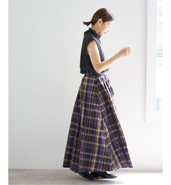 IENA「GRUPPOCINQUEタフタスカート」|スカート|