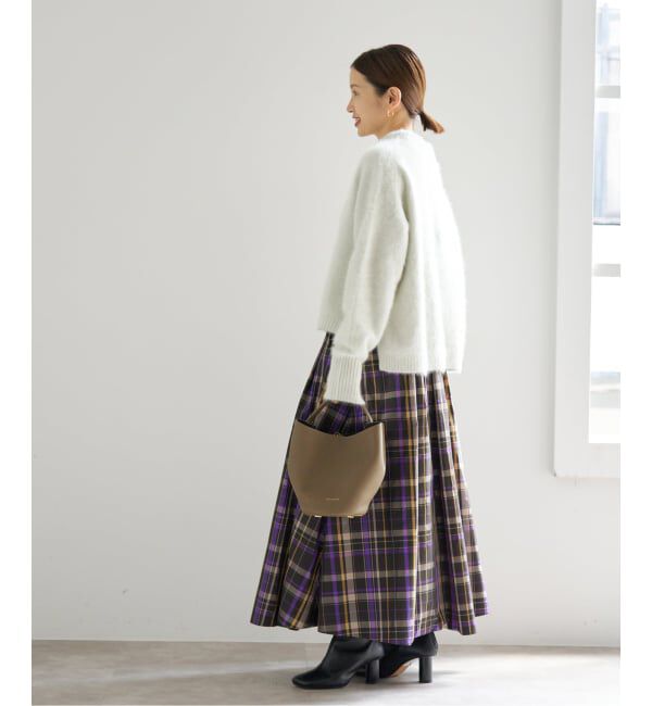 IENA「GRUPPOCINQUEタフタスカート」|スカート|